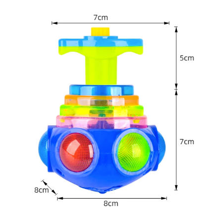 Flashing Spinning Top with Music – A Dazzling Light-Up Toy for Endless Fun!