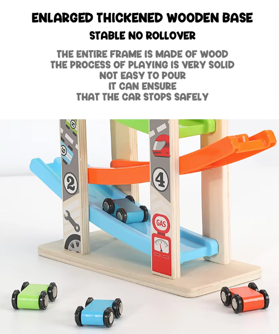 Ramp Racing Car Set - Thrill-Packed Fun with Montessori Learning