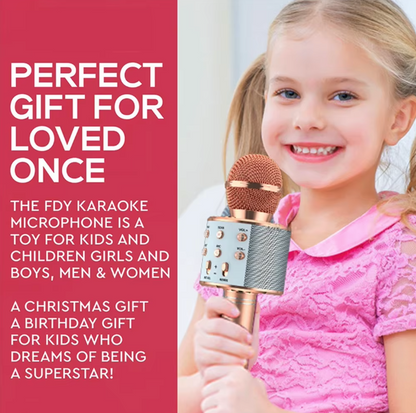 Karaoke Microphone with Speaker – Sing Anytime, Anywhere!