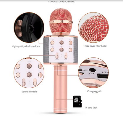 Karaoke Microphone with Speaker – Sing Anytime, Anywhere!