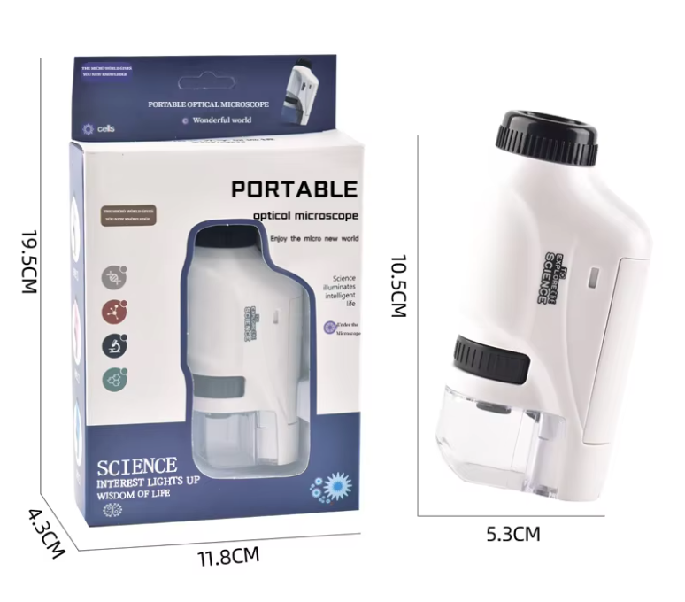 Pocket Microscope: Ignite Curiosity Anytime, Anywhere!