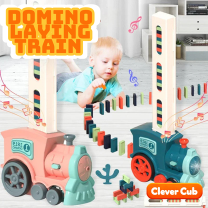 Automatic Domino Laying Train Set -Laying Fun for Kids!