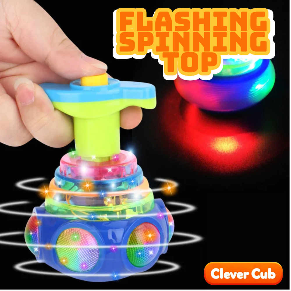 Flashing Spinning Top with Music – A Dazzling Light-Up Toy for Endless Fun!