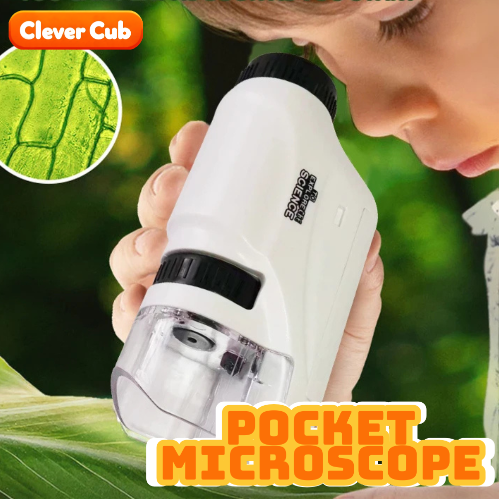 Pocket Microscope: Ignite Curiosity Anytime, Anywhere!