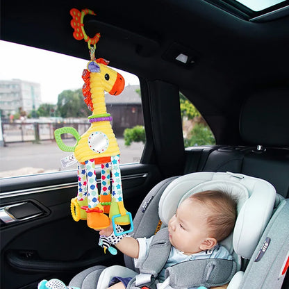 Multi-activity Giraffe & Zebra Rattles – A Gentle Delight for Little Hands!