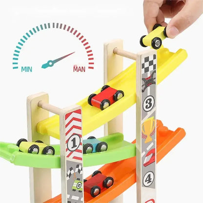 Ramp Racing Car Set - Thrill-Packed Fun with Montessori Learning