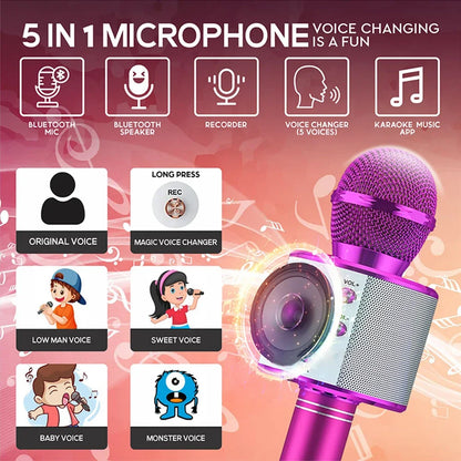 Karaoke Microphone with Speaker – Sing Anytime, Anywhere!