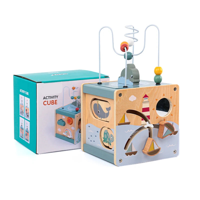 Kids 5-in-1 Activity Cube – A World of Learning & Fun!