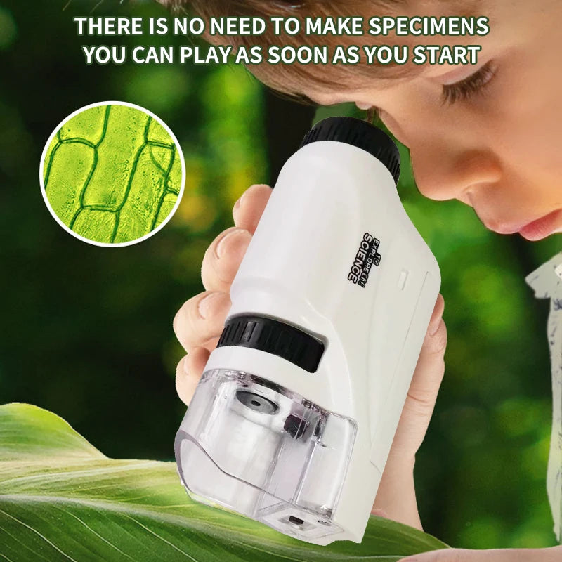 Pocket Microscope: Ignite Curiosity Anytime, Anywhere!