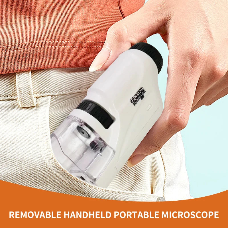 Pocket Microscope: Ignite Curiosity Anytime, Anywhere!