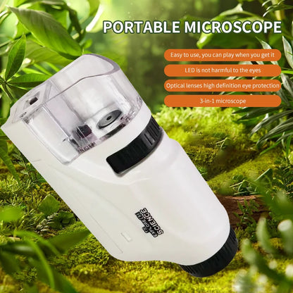 Pocket Microscope: Ignite Curiosity Anytime, Anywhere!