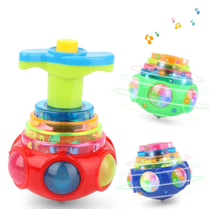 Flashing Spinning Top with Music – A Dazzling Light-Up Toy for Endless Fun!