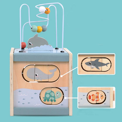 Kids 5-in-1 Activity Cube – A World of Learning & Fun!