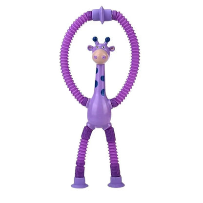 Suction Telescopic Giraffe Set 4 pcs – Fun, Stretchy, and Stress-Free!