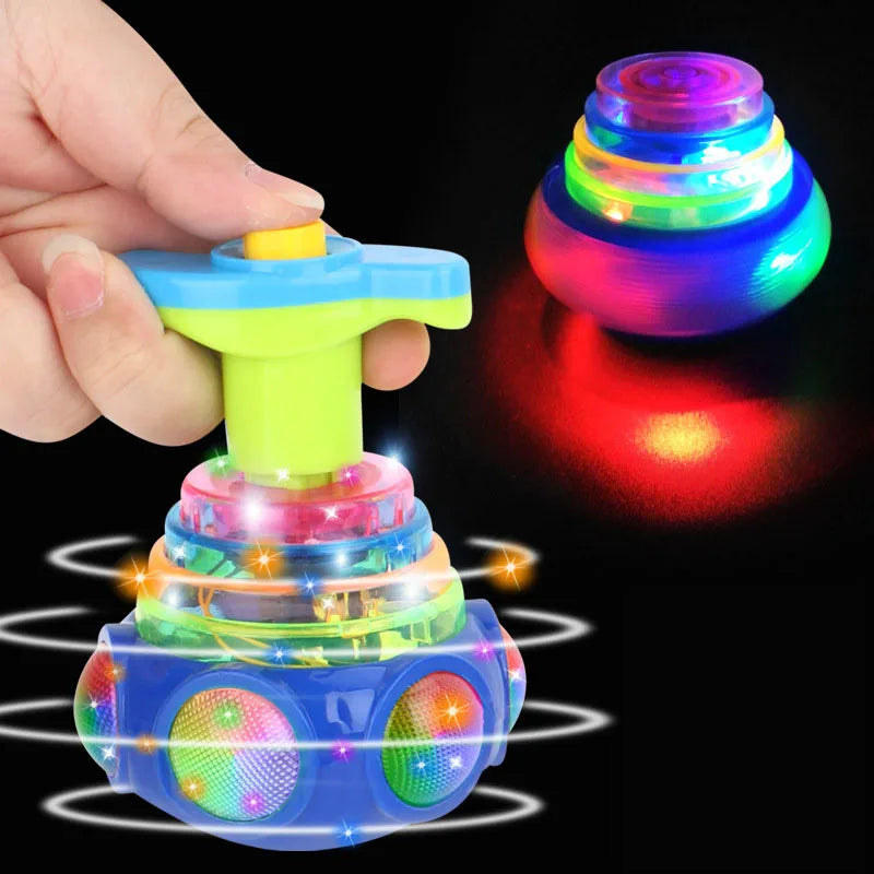 Flashing Spinning Top with Music – A Dazzling Light-Up Toy for Endless Fun!