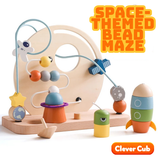 Space-Themed Bead Maze – Blast Off into Learning Fun!